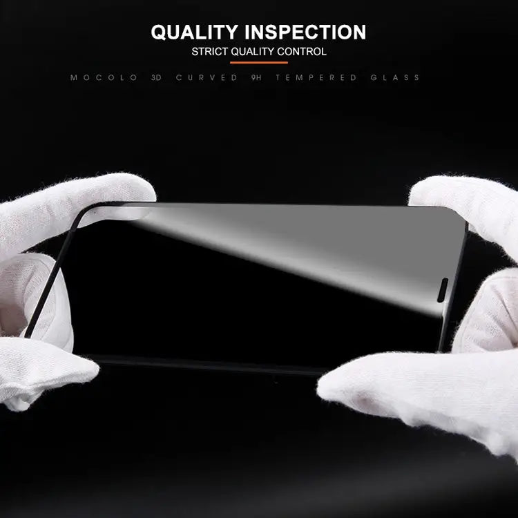 For iPhone 11 / XR mocolo 0.33mm 9H 3D Round Edge Privacy Anti-glare Tempered Glass Film - iPhone XR