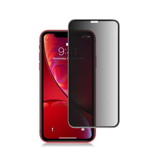 For iPhone 11 / XR mocolo 0.33mm 9H 3D Round Edge Privacy Anti-glare Tempered Glass Film - iPhone XR
