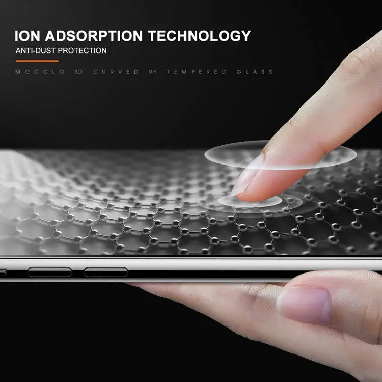For iPhone 11 / XR mocolo 0.33mm 9H 3D Round Edge Privacy Anti-glare Tempered Glass Film - iPhone XR