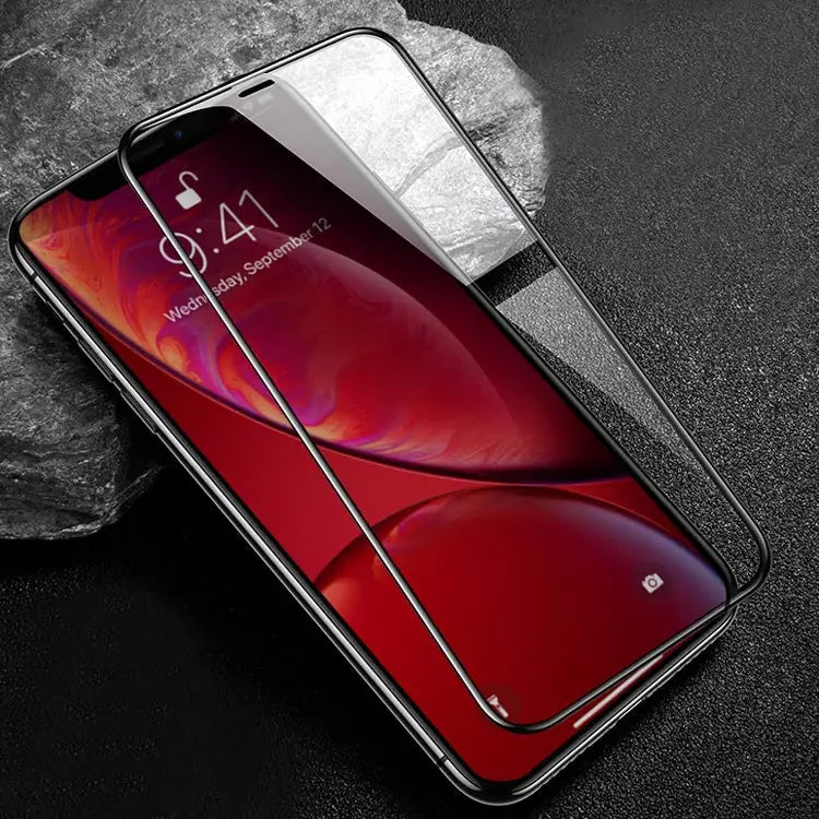 For iPhone 11 / XR mocolo 0.33mm 9H 3D Round Edge Tempered Glass Film - iPhone XR