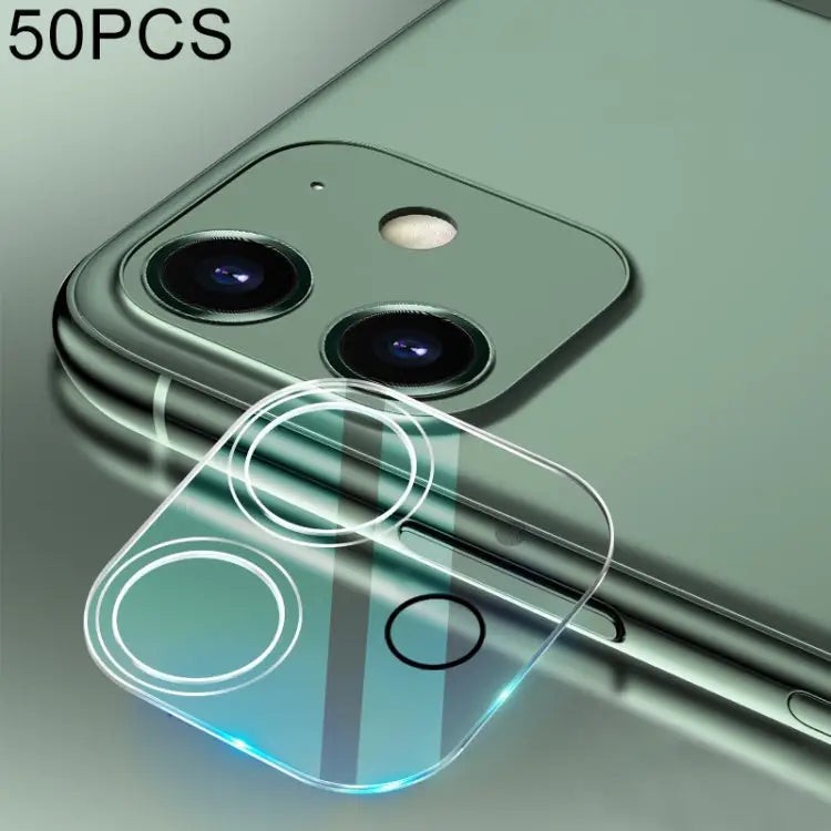 For iPhone 12 50pcs HD Rear Camera Lens Protector Tempered Glass Film - For iPhone 12(50 PCS)