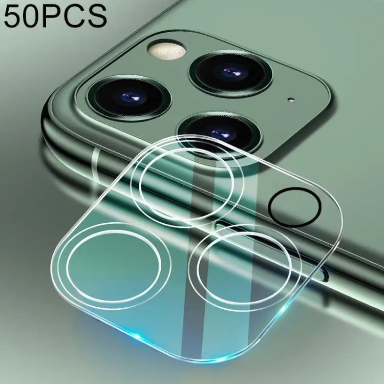 For iPhone 12 Pro 50pcs HD Rear Camera Lens Protector Tempered Glass Film - For iPhone 12 Pro(50 PCS)