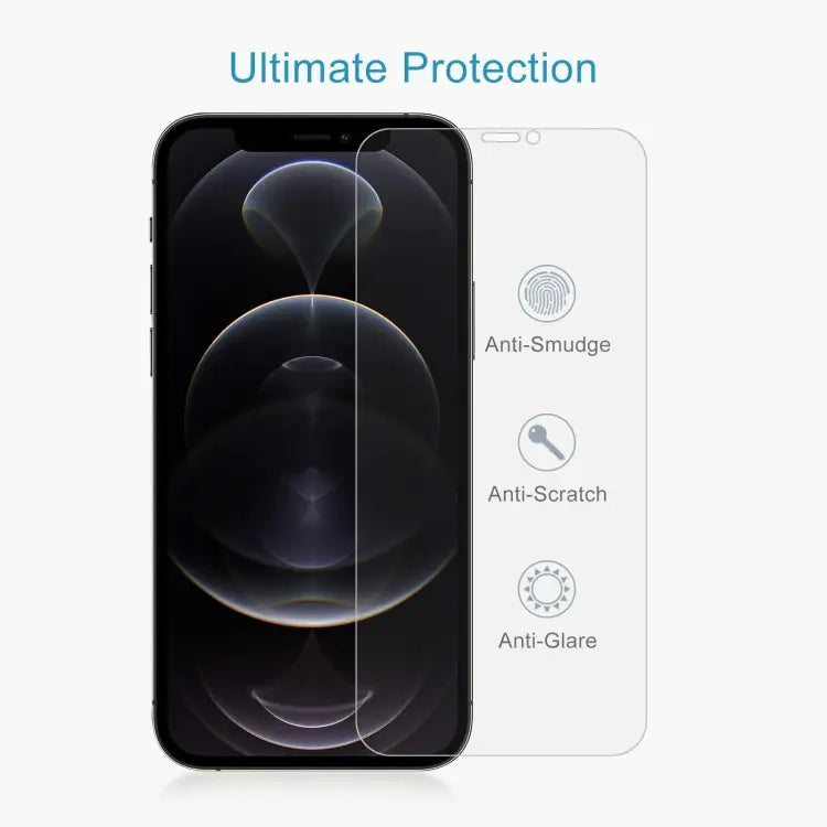 For iPhone 12 Pro Max 0.26mm 9H 2.5D Tempered Glass Film (Open Hole) - For iPhone 12 Pro Max