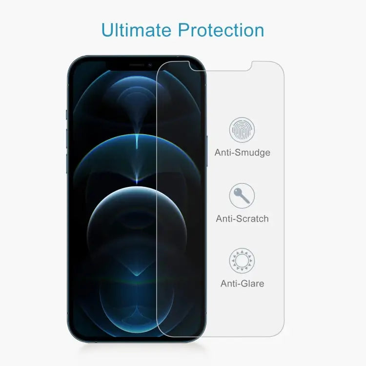 For iPhone 12 Pro Max 0.26mm 9H 2.5D Tempered Glass Film (Slotted) - For iPhone 12 Pro Max