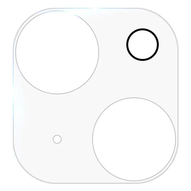 For iPhone 13 mini 50pcs HD Rear Camera Lens Protector Tempered Glass Film - For iPhone 13 mini(50pcs)