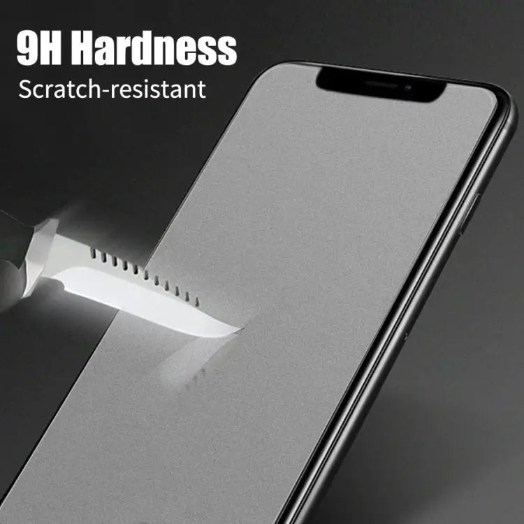 For iPhone 16e / 13 / 13 Pro 50pcs Transparent Frosted Full Screen Tempered Glass Film - For iPhone 16e / 13 / 13 Pro