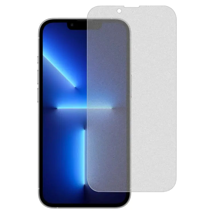 For iPhone 16e / 13 / 13 Pro Transparent Frosted Full Screen Tempered Glass Film - For iPhone 16e / 13 / 13 Pro (1 PC)