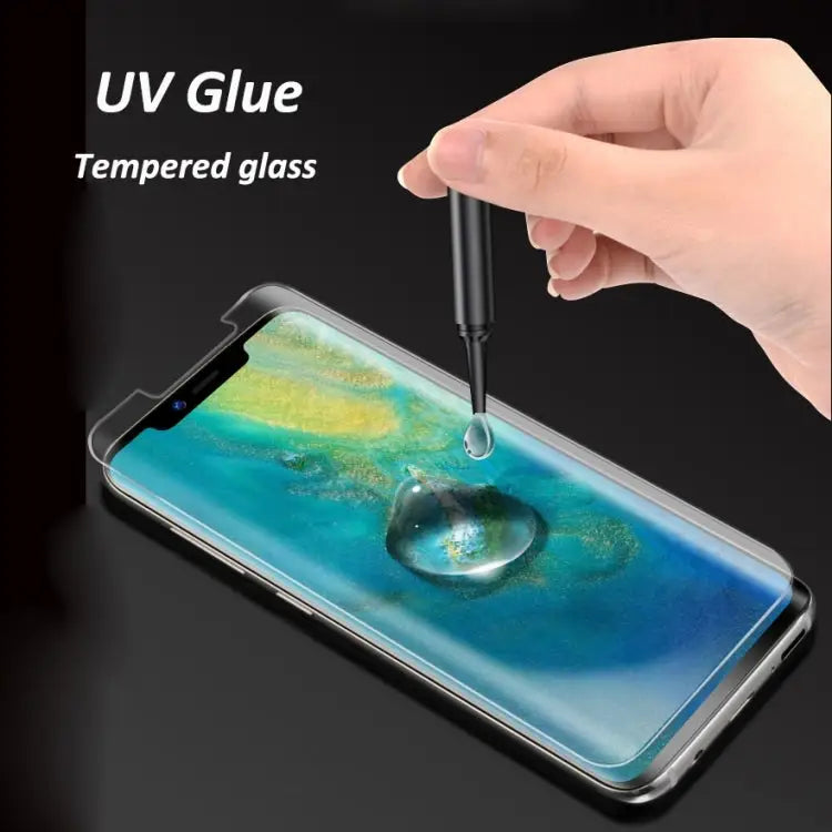 For iPhone 6 / 7 / 8 UV Liquid Curved Full Glue Full Screen Tempered Glass Film - For iPhone 8