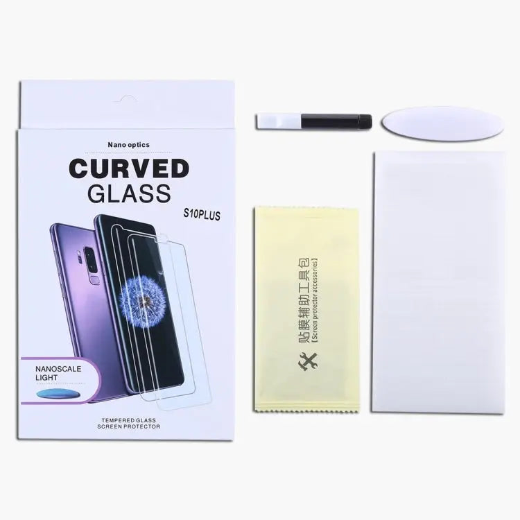 For iPhone 6 / 7 / 8 UV Liquid Curved Full Glue Full Screen Tempered Glass Film - For iPhone 8
