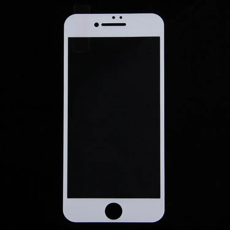 For iPhone 7 Silk Printing Screen Protector 0.26mm 9H Surface Hardness 2.5D Explosion-proof Tempered Glass Screen Film