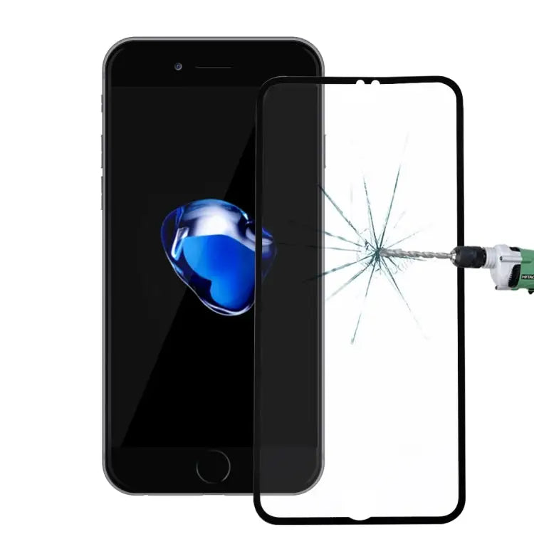 For iPhone 8 / 7 / 6 / 6s 0.26mm 9H Surface Hardness Explosion-proof Silk-screen Tempered Glass Full Screen Film