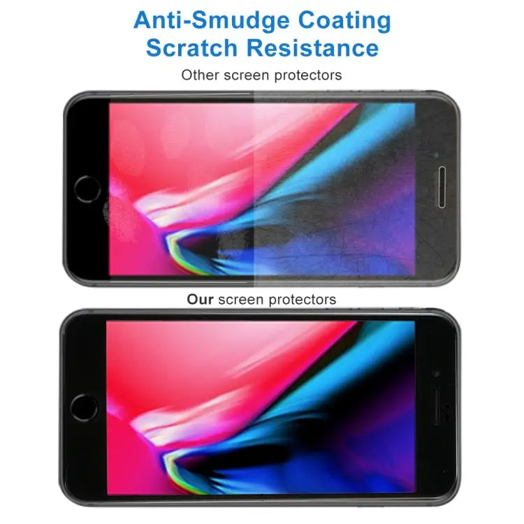 For iPhone 8 Plus & 7 Plus 0.3mm 9H Surface Hardness 5D Curved Full Screen Tempered Glass Screen Protector - For iPhone
