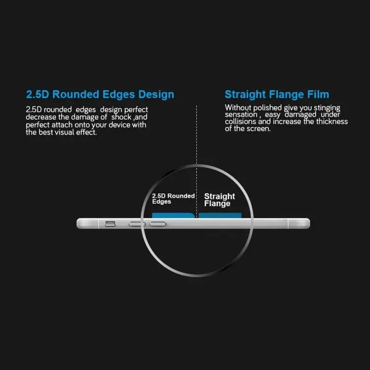For iPhone X 10pcs ENKAY 0.26mm 9H Hardness 2.5D Curved Tempered Glass Screen Film - For X(0.26mm)