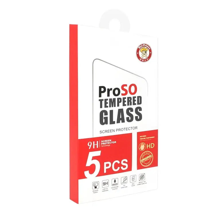 For iPhone X 5pcs ENKAY Hat-Prince 0.26mm 9H Surface Hardness 2.5D Explosion-proof Full Screen Tempered Glass Screen
