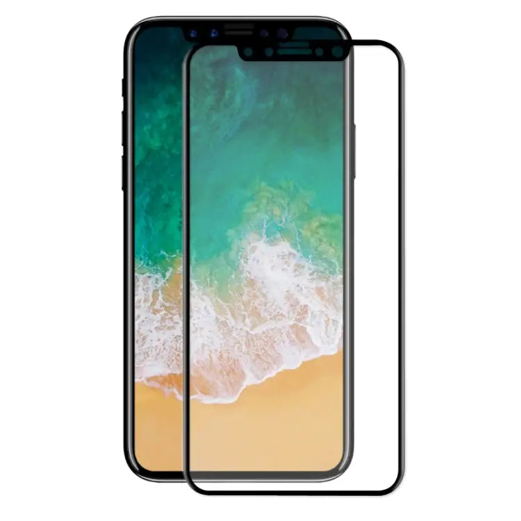 For iPhone X ENKAY Hat-Prince 0.26mm 9H Surface Hardness 3D Explosion-proof Full Screen Curved Heat Bending Tempered