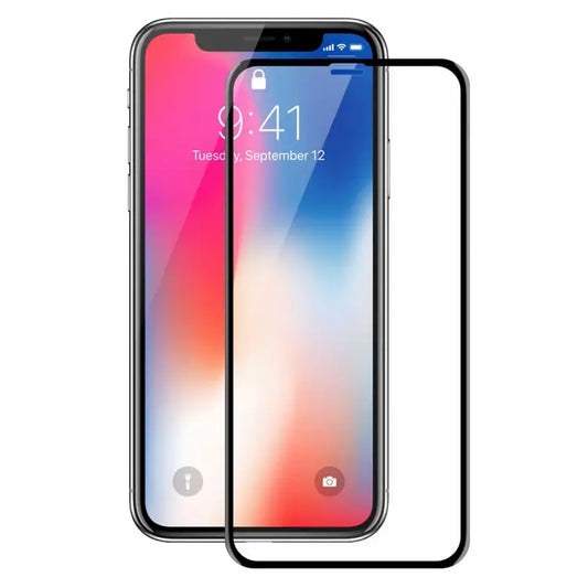 For iPhone X ENKAY Hat-Prince 0.26mm 9H Surface Hardness 6D Curved Edge Full Screen Tempered Glass Film - For X (6D)