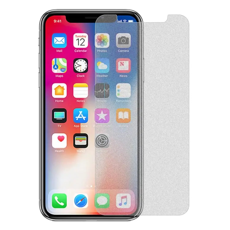 For iPhone X / XS / iPhone 11 Pro 50pcs Matte Frosted Tempered Glass Film No Retail Package - For iPhone X / XS
