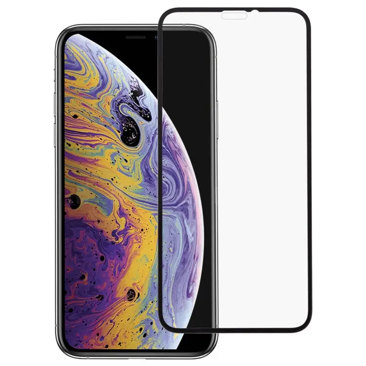 For IPhone X/XS 9H 10D Full Screen Tempered Glass Screen Protector - For iPhone X / XS (1 PC) (2.5D)
