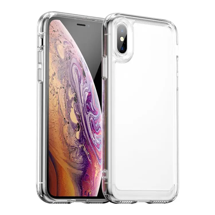 For iPhone X / XS Candy Series TPU Phone Case For iPhone X / XS - For iPhone X / XS / Transparent