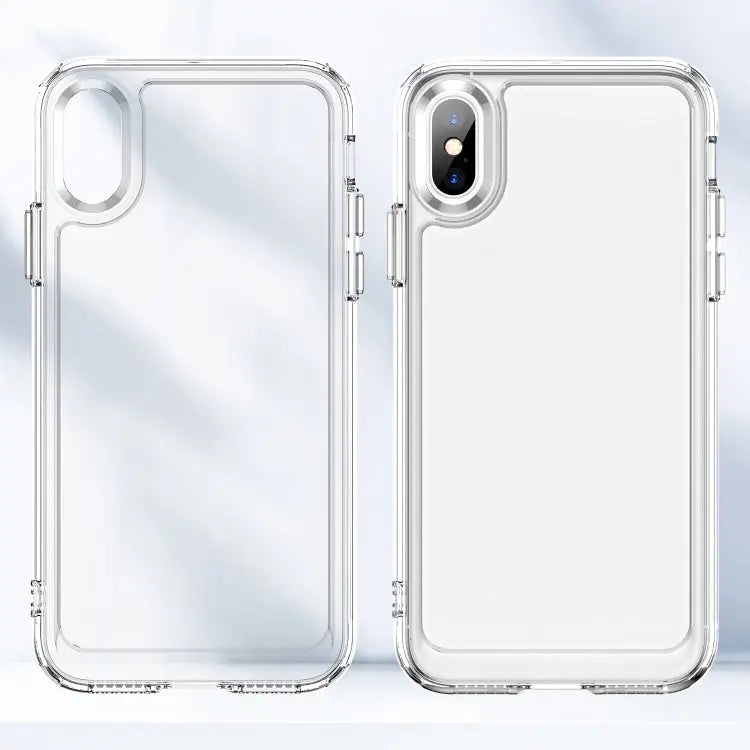 For iPhone X / XS Candy Series TPU Phone Case For iPhone X / XS - For iPhone X / XS / Transparent