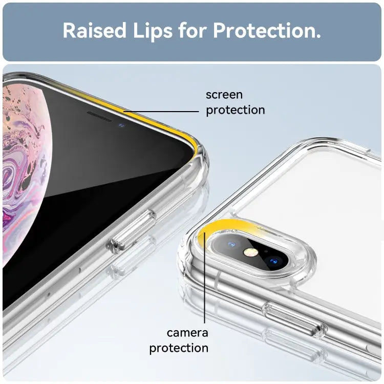 For iPhone X / XS Candy Series TPU Phone Case For iPhone X / XS - For iPhone X / XS / Transparent