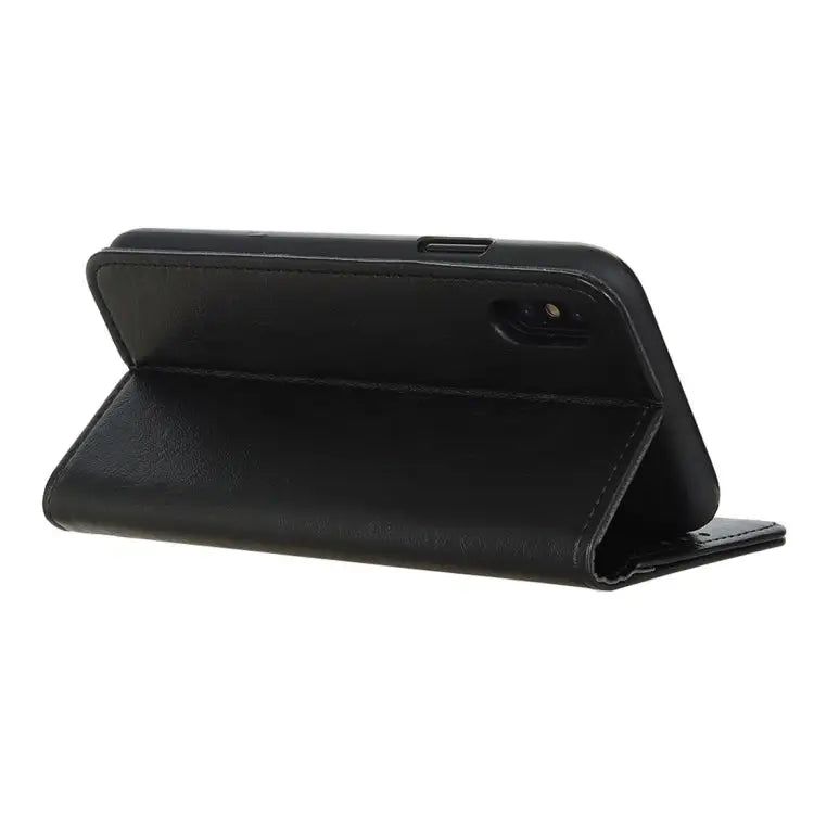 For iPhone X / XS Magnetic Retro Crazy Horse Texture Horizontal Flip Leather Case with Holder & Card Slots & Wallet