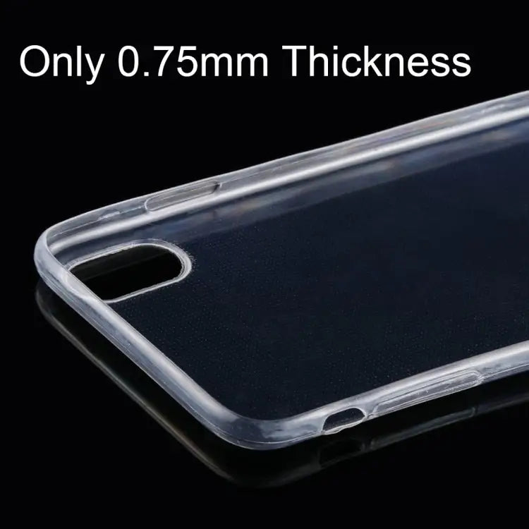 For iPhone X / XS TPU Ultra-thin Transparent Case iPhone X / XS (U) - iPhone X / XS (U)