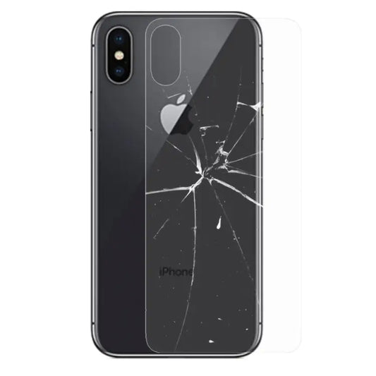 For iPhone X / XS Transparent Tempered Glass Back Screen Protector - For X