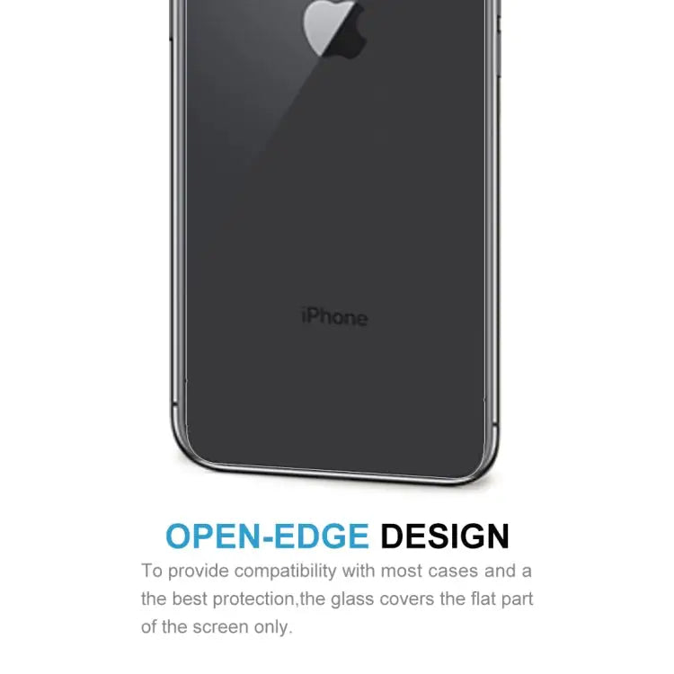For iPhone X / XS Transparent Tempered Glass Back Screen Protector - For X