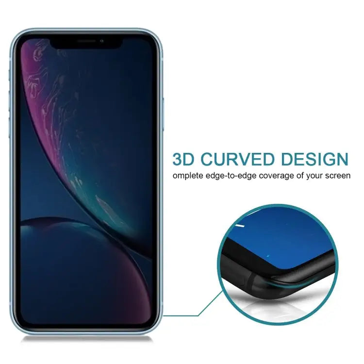 For iPhone XR 0.4mm 9H Surface Hardness 180 Degree Privacy Anti Glare Screen Protector - For iPhone XR (1 PC)