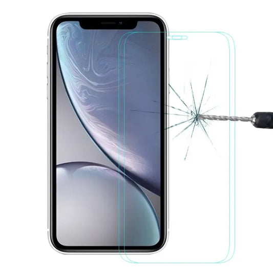 For iPhone XR 2pcs ENKAY Hat-Prince 0.26mm 9H 2.5D Tempered Glass Film - For XR (2 PCS)