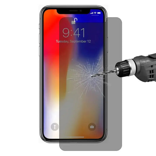 For iPhone XR ENKAY Hat-Prince 0.26mm 9H 2.5D Privacy Anti-glare Tempered Glass Film - For XR