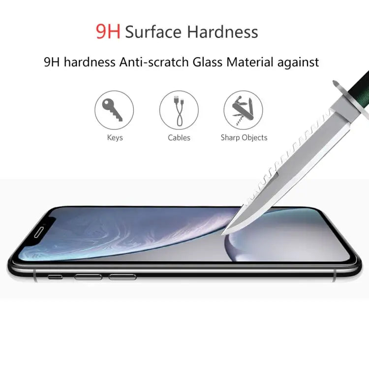 For iPhone XR ENKAY Hat-Prince 0.26mm 9H 2.5D Tempered Glass Film - For XR (1 PC)