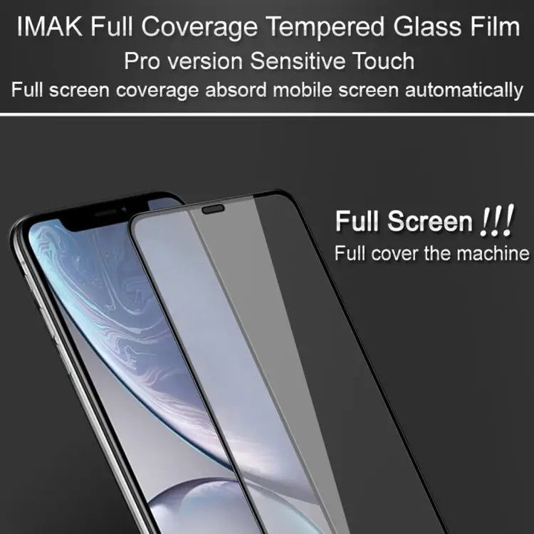 For iPhone XR IMAK 9H Surface Hardness Full Screen Tempered Glass Film - For iPhone XR