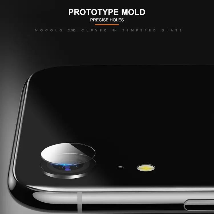 For iPhone XR mocolo 0.15mm 9H 2.5D Round Edge Rear Camera Lens Tempered Glass Film iPhone XR - iPhone XR