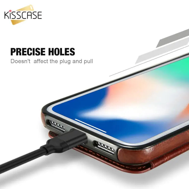 For iPhone XR Retro PU Leather Case Multi Card Holders Phone Case