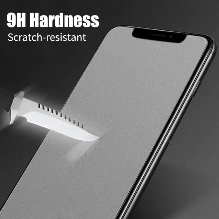 For iPhone XS Max / iPhone 11 Pro Max 50pcs Matte Frosted Tempered Glass Film No Retail Package - For iPhone XS Max