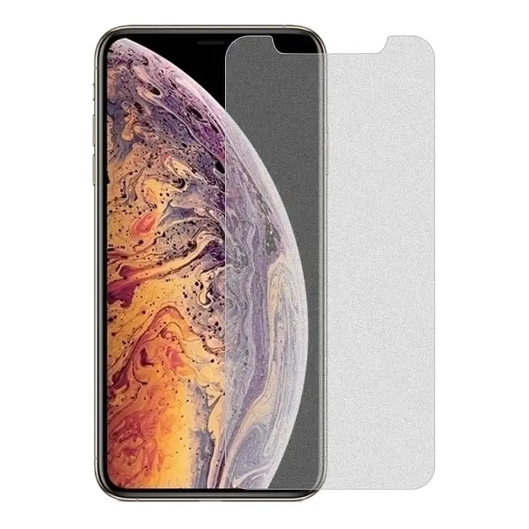 For iPhone XS Max / iPhone 11 Pro Max 50pcs Matte Frosted Tempered Glass Film No Retail Package - For iPhone XS Max