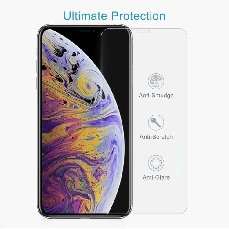 For iPhone XS Max / 11 Pro Max 9H 2.5D Tempered Glass Film - For iPhone XS Max(1pc)