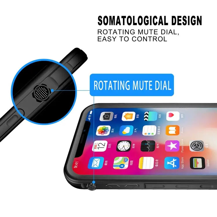 For iPhone XS Max 2m Waterproof Snowproof 2m Shockproof Dustproof PC + Silicone Case For iPhone XS Max - For iPhone XS