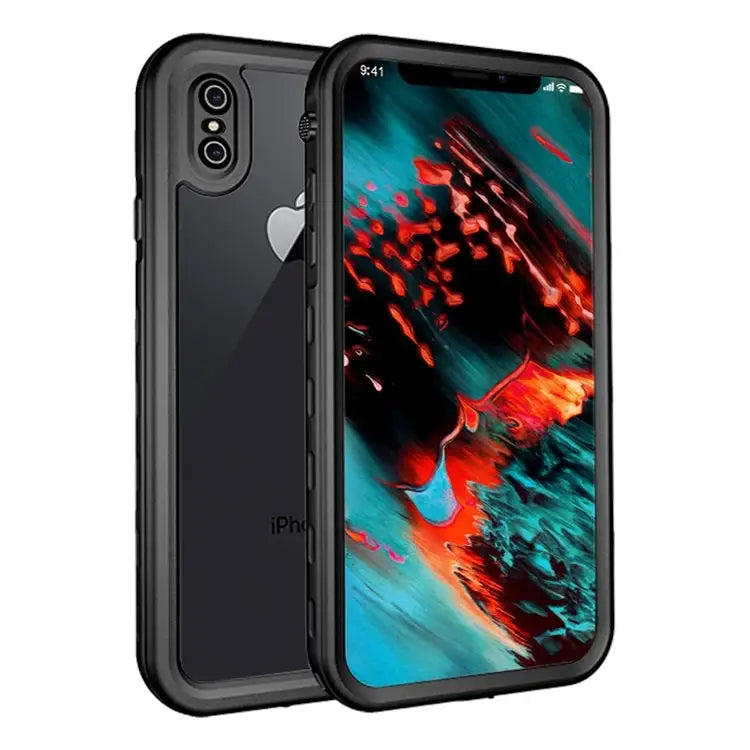For iPhone XS Max 2m Waterproof Snowproof 2m Shockproof Dustproof PC + Silicone Case For iPhone XS Max - For iPhone XS
