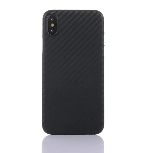 For iPhone XS Max Carbon Fiber Ultrathin PP Protective Case - For XS Max / Black
