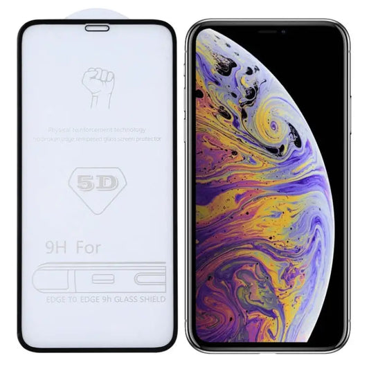 For iPhone XS Max/XSI Max 9H 5D Full Glue Full Screen Tempered Glass Film (2019) - For iPhone XS Max (1 PC)