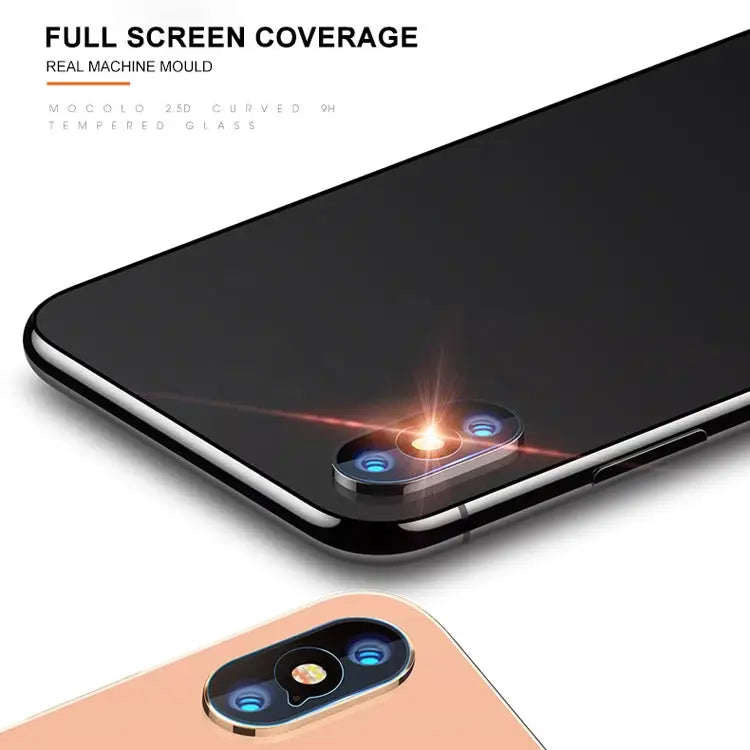 For iPhone XS / X mocolo 0.15mm 9H 2.5D Round Edge Rear Camera Lens Tempered Glass Film iPhone XS / X - iPhone XS / X