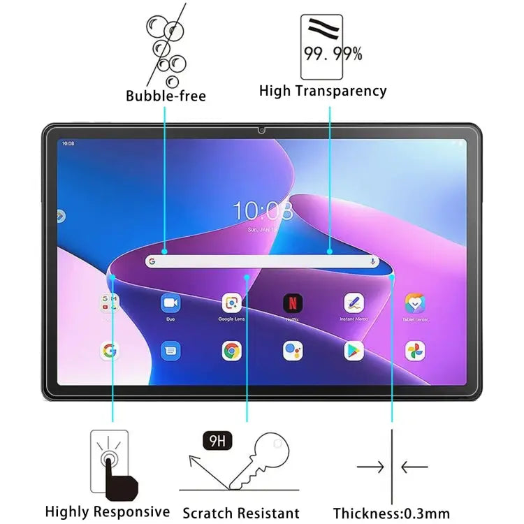 For Lenovo Tab M10 3rd Gen / TB328 9H 2.5D Explosion-proof Tempered Tablet Glass Film For Lenovo Tab M10 3rd Gen(1 PC)