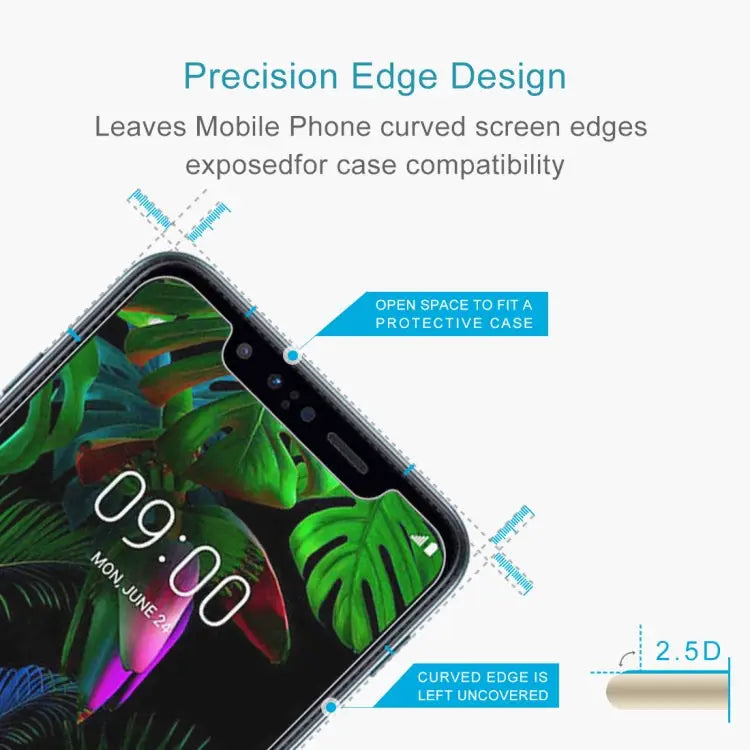 For LG G8s ThinQ 10 PCS 0.26mm 9H 2.5D Tempered Glass Film For LG G8s ThinQ - For LG G8s ThinQ