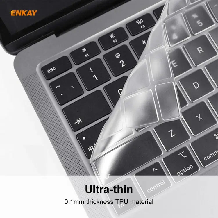 For MacBook Air 13.3 inch A1932 2018 ENKAY Hat-prince US Version of The Notebook Ultra-thin TPU Keyboard Protective