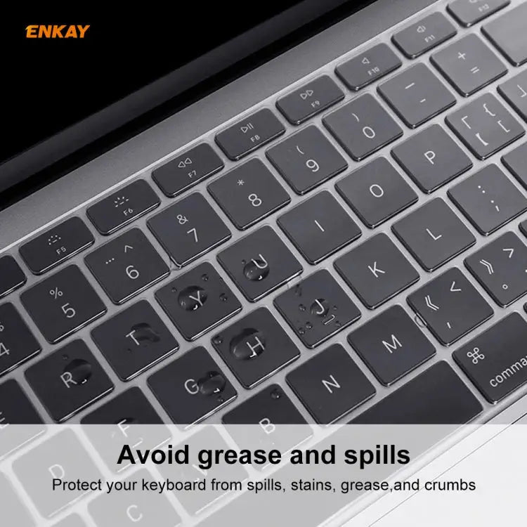 For MacBook Air 13.3 inch A1932 2018 ENKAY Hat-prince US Version of The Notebook Ultra-thin TPU Keyboard Protective