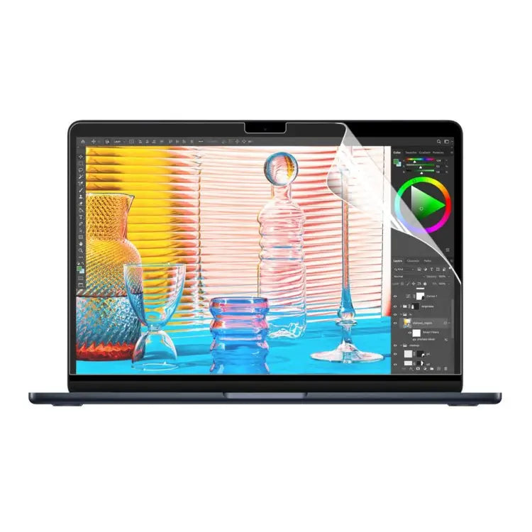 For MacBook Air 13.6 2022/2024 A2681 (M2) / A3113 (M3) ENKAY Hat-Prince Clear HD PET Laptop Screen Protector