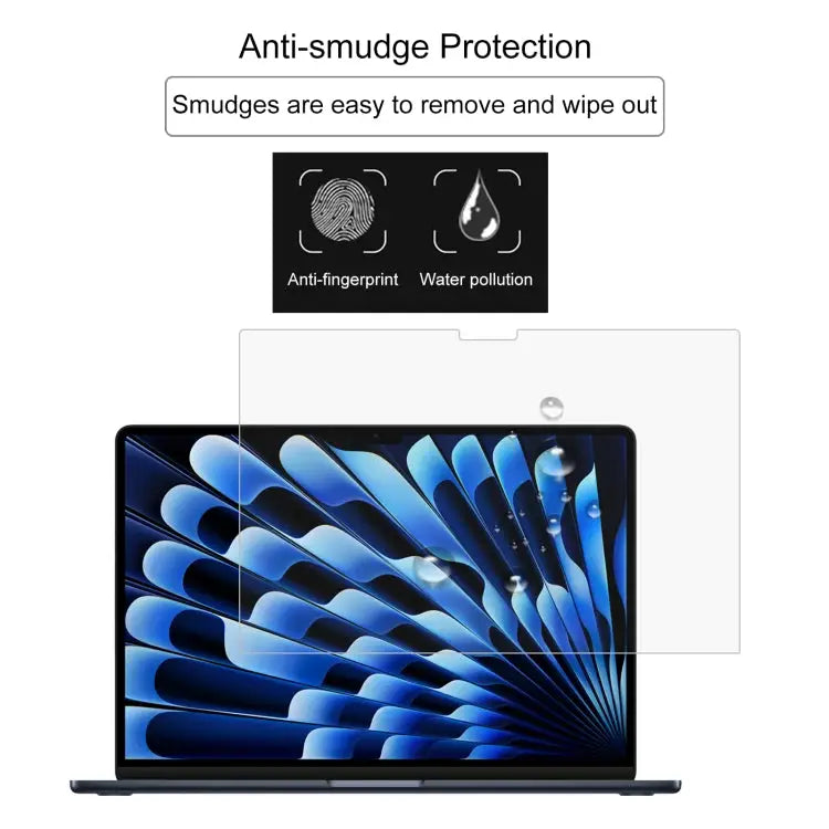 For MacBook Air 15.3 inch A2941 2023 0.26mm 9H Surface Hardness Explosion-proof Tempered Glass Film For MacBook Air